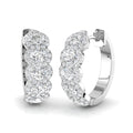 Hoops Diamond Ring 1.04ct – SE6231 – 18k White Gold