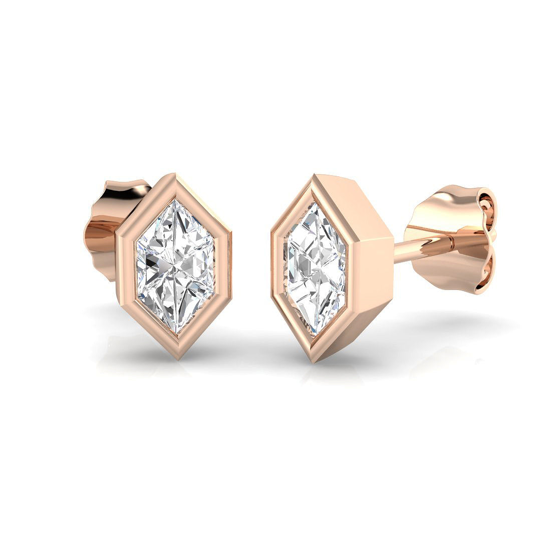 Solitaire Diamond Ring 0.59ct – SE6278 – 18k Rose Gold