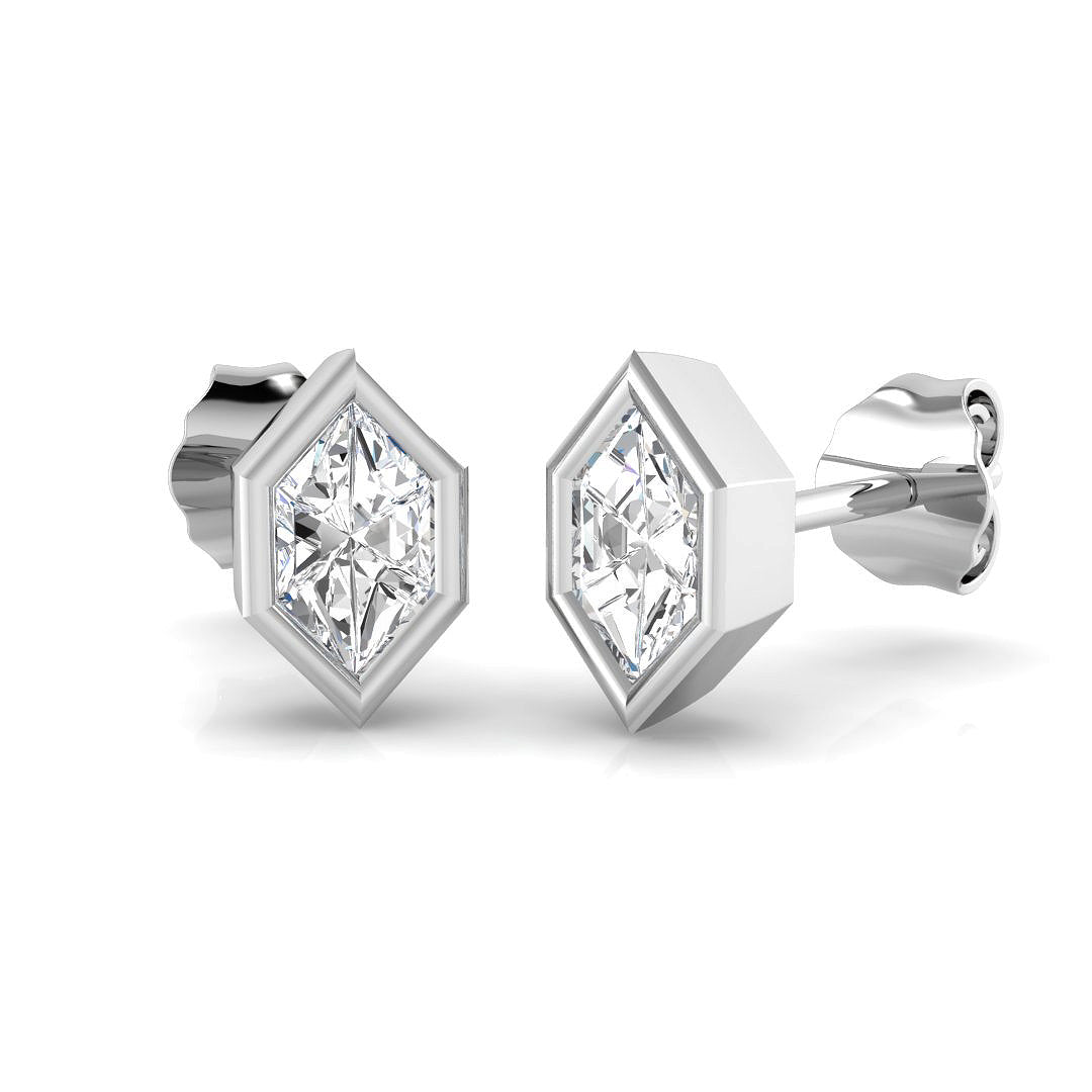 Solitaire Diamond Ring 0.59ct – SE6278 – 18k White Gold