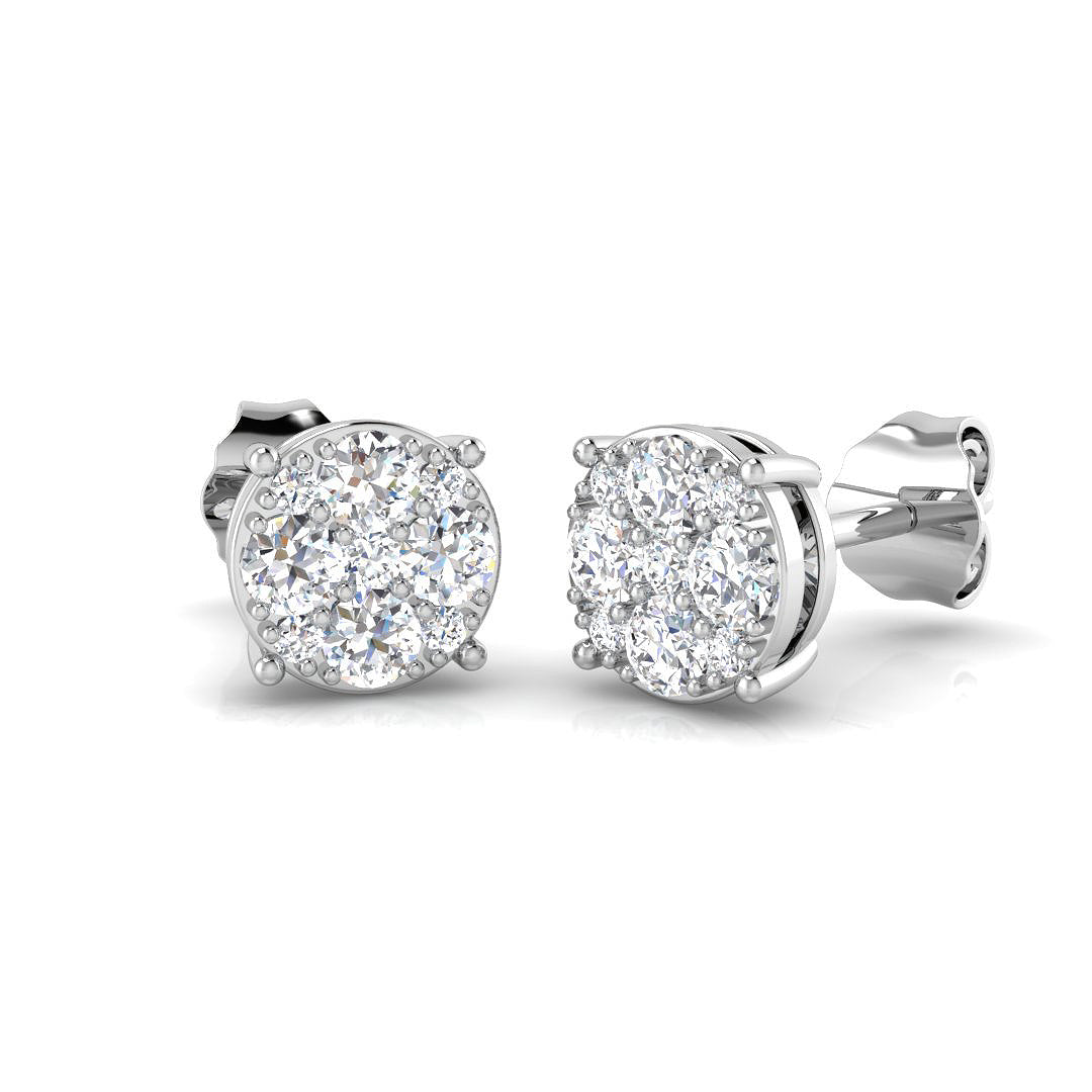 Cluster Diamond Ring 0.43ct–3.04ct – SE5749 – 18k White Gold