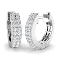 Hoops Diamond Ring 0.35ct – SE6418 – 18k White Gold