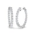 Hoops Diamond Ring 2.48ct – SE6504 – 18k White Gold
