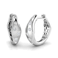 Hoops Diamond Ring 0.2ct – SE6514 – 18k White Gold