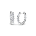 Hoops Diamond Ring 1.07ct – SE6525 – 18k White Gold
