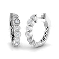 Hoops Diamond Ring 0.3ct – SE6543 – 18k White Gold