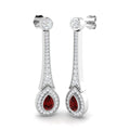 Ruby Diamond Ring 1.75ct – SE6545~RY – 18k White Gold
