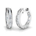 Hoops Diamond Ring 0.57ct – SE6550 – 18k White Gold