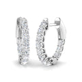 Hoops Diamond Ring 0.99ct – SE6566 – 18k White Gold