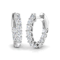 Hoops Diamond Ring 3.06ct – SE6568 – 18k White Gold