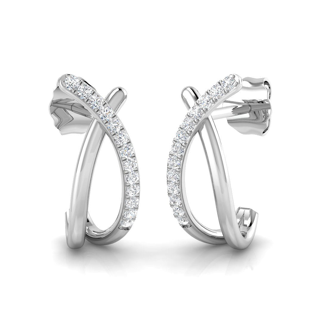 Fancy Diamond Ring 0.11ct – SE6575 – 18k White Gold