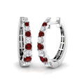 Ruby Diamond Ring 0.96ct – SE6607~RY – 18k White Gold