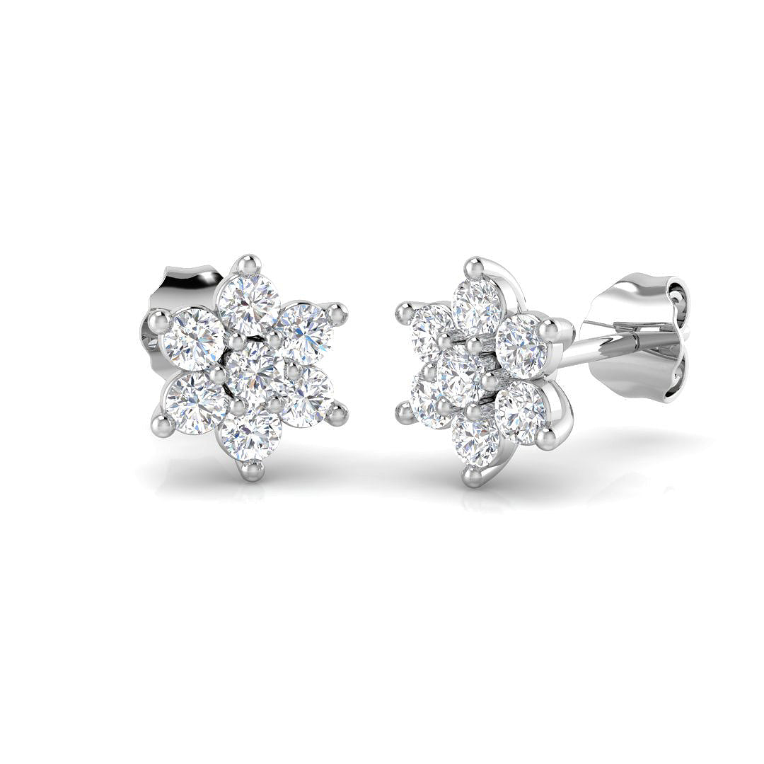 Cluster Diamond Ring 0.56ct–2.02ct – SE6152 – 18k White Gold