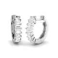 Hoops Diamond Ring 0.82ct – SE6719 – 18k White Gold