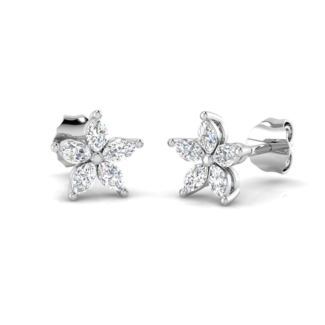 Shape Diamond Ring 0.47ct – SE6786 – 18k White Gold