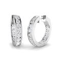 Hoops Diamond Ring 2.03ct – SE6910 – 18k White Gold