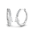 Hoops Diamond Ring 0.47ct – SE6943 – 18k White Gold