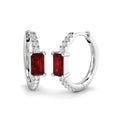 Ruby Diamond Ring 0.66ct – SE6945~RY – 18k White Gold