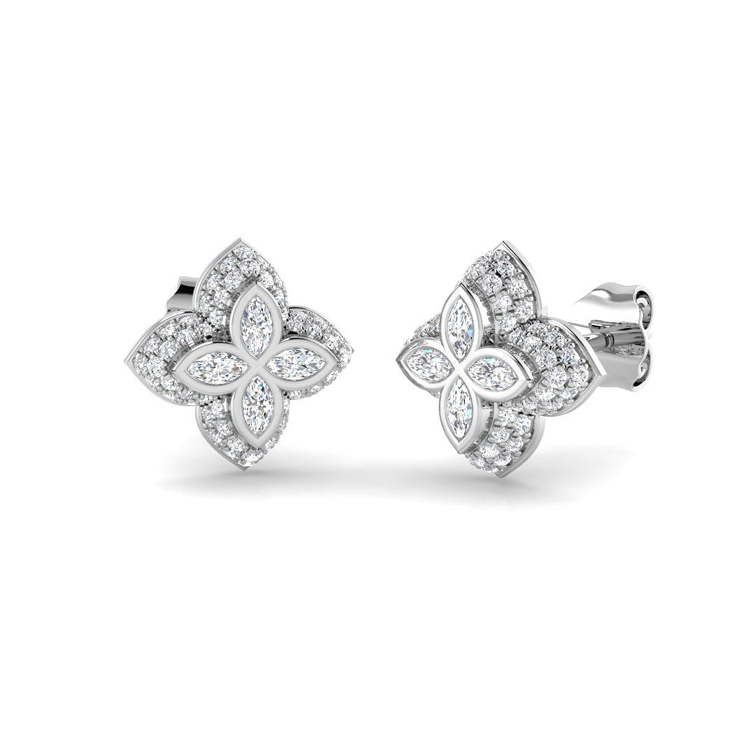Fancy Diamond Ring 0.47ct – SE6963 – 18k White Gold