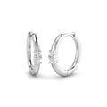 Hoops Diamond Ring 0.1ct – SE6997 – 18k White Gold