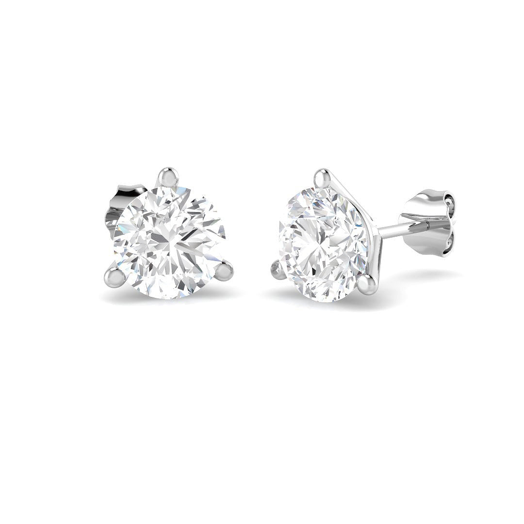 Solitaire Lab-Grown Diamond Ring 3.02ct – SE7034 – 18k White Gold