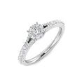 Cluster Diamond Ring 0.36ct–0.69ct – SL8326 – 18k White Gold