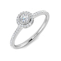 Engagement Diamond Ring 0.25ct – SL8388 – 18k White Gold
