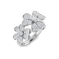 Cluster Diamond Ring 0.56ct–0.63ct – SL8570 – 18k White Gold