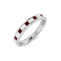 Ruby Diamond Ring 0.8ct – SL8792~RY – 18k White Gold