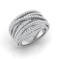 Fancy Diamond Ring 2.91ct – SL8818 – 18k White Gold
