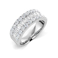 Baguette & Brilliant Diamond Ring 2.0ct–2.05ct – SL8939 – 18k White Gold