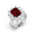 Cluster Diamond Ring 3.25ct–9.02ct – SL9774~RY – 18k White Gold