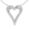 Heart Diamond Ring 0.81ct – SN1651 – 18k White Gold