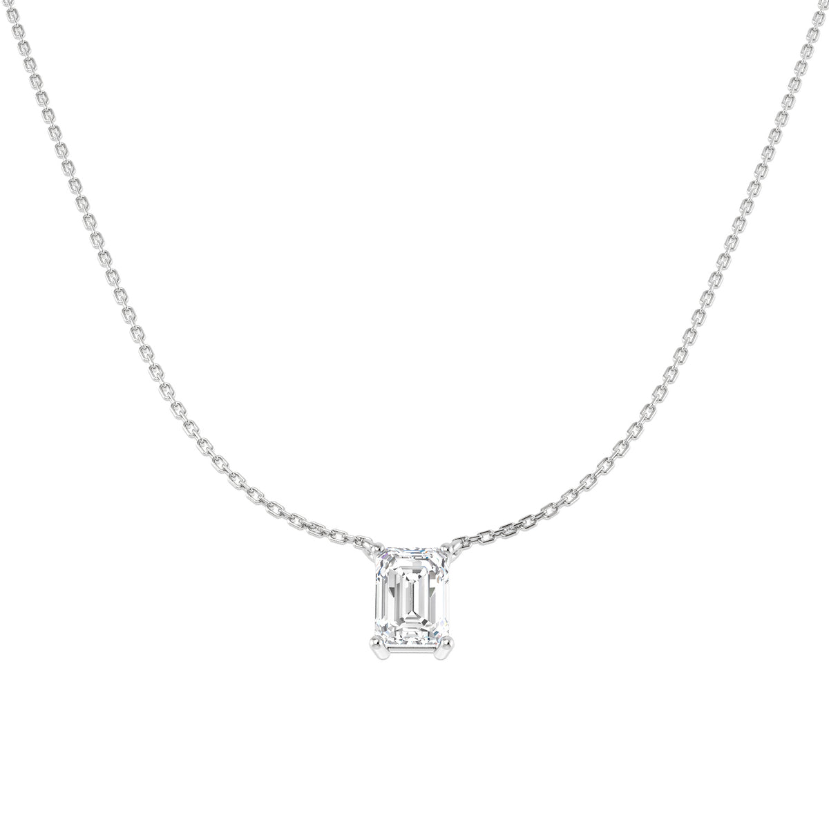 Solitaire Lab-Grown Diamond Ring 2.05ct – SN1933 – 18k White Gold