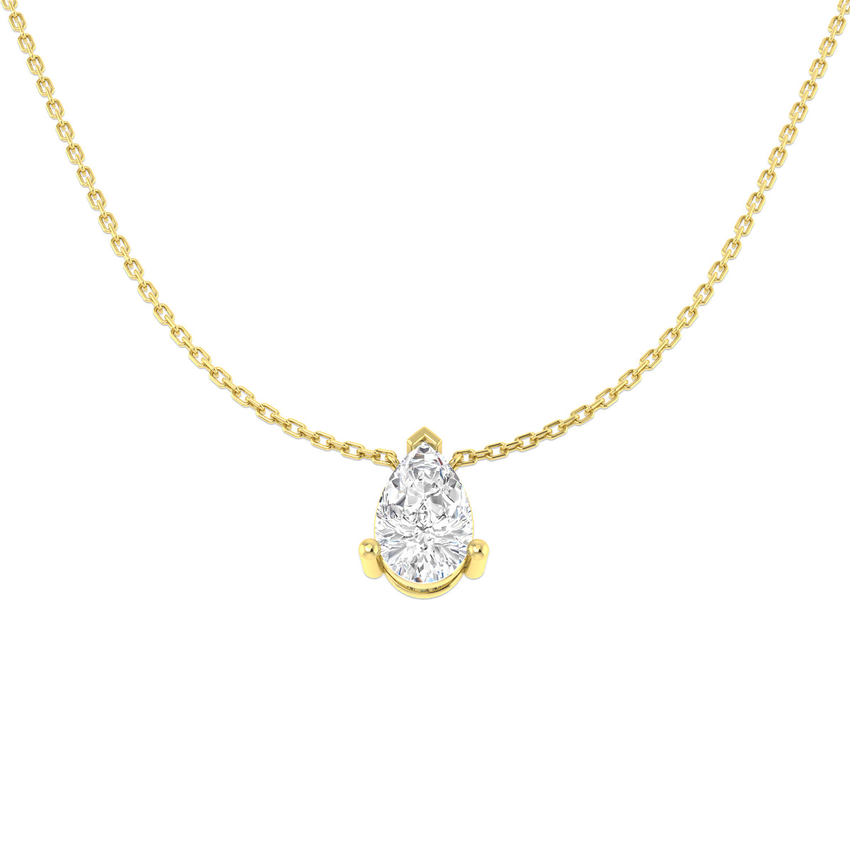 Solitaire Lab-Grown Diamond Ring 0.53ct–3.03ct – SN1951 – 18k Yellow Gold