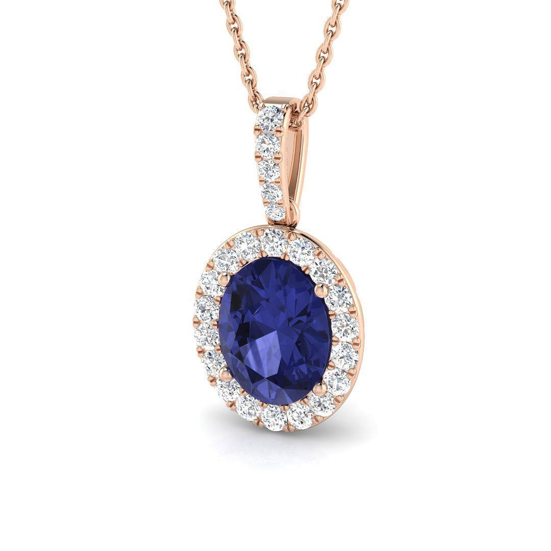 Tanzanite Diamond Ring 2.32ct – SP3925~TZ – 18k Rose Gold