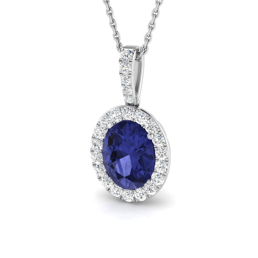Tanzanite Diamond Ring 2.32ct – SP3925~TZ – 18k White Gold