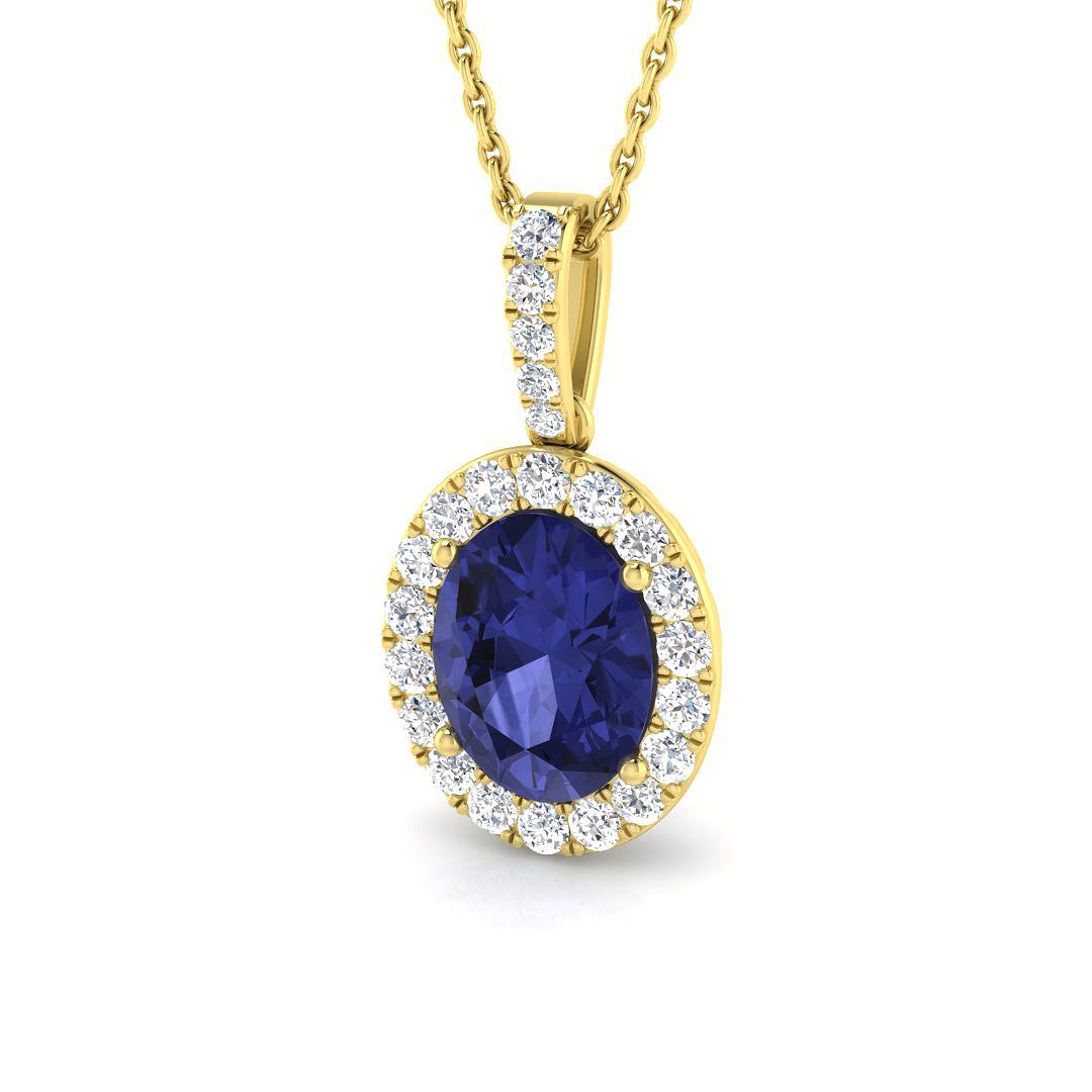 Tanzanite Diamond Ring 2.32ct – SP3925~TZ – 18k Yellow Gold