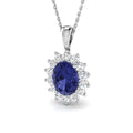 Tanzanite Diamond Ring 2.51ct – SP4386~TZ – 18k White Gold