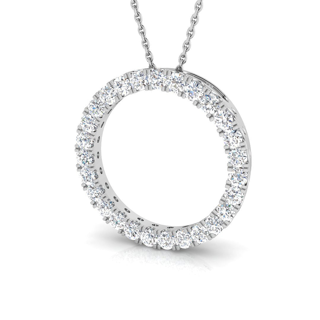 Circle of Life Diamond Ring 0.94ct – SP4089 – 18k White Gold