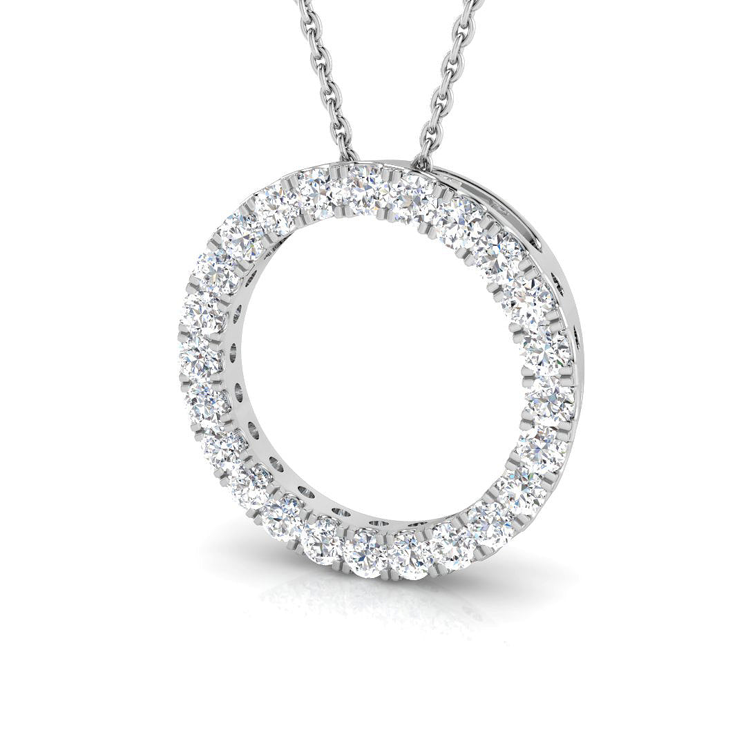 Circle of Life Diamond Ring 0.75ct – SP4090 – 18k White Gold