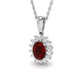 Ruby Diamond Ring 0.66ct – SP4119~RY – 18k White Gold