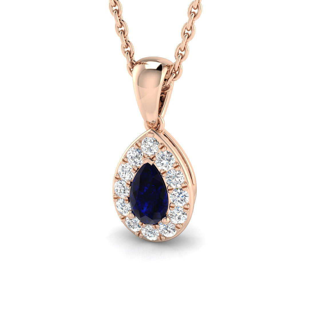 Halo Diamond Ring 0.42ct–1.14ct – SP4394~BS – 18k Rose Gold