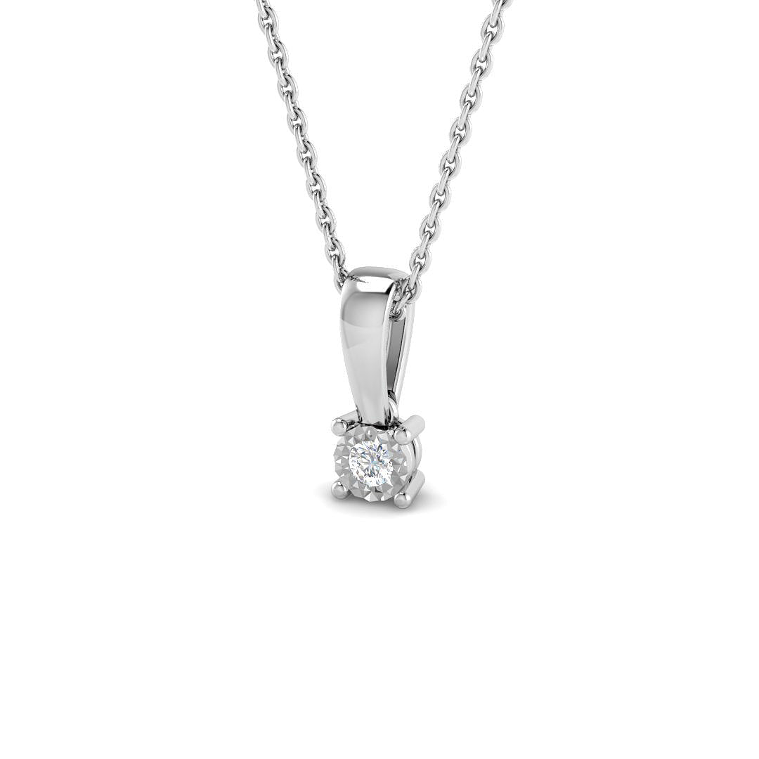 Solitaire Diamond Ring 0.04ct–0.16ct – SP6347 – 18k White Gold