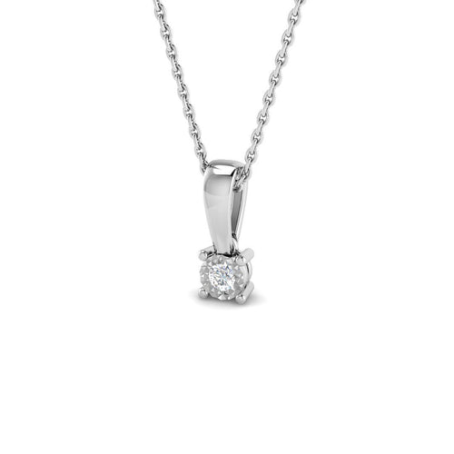 Solitaire Diamond Ring 0.04ct–0.16ct – SP6347 – 18k White Gold