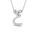 Initials Diamond Ring 0.28ct–0.63ct – SP4909-E – 18k White Gold