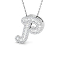 Initials Diamond Ring 0.44ct – SP5002-P – 18k White Gold