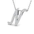 Initials Diamond Ring 0.3ct–1.16ct – SP4909-N – 18k White Gold