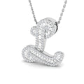 Initials Diamond Ring 0.5ct – SP5355-L – 18k White Gold