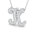 Initials Diamond Ring 0.78ct – SP5391-K – 18k White Gold