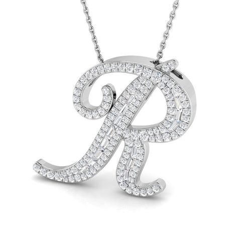 Initials Diamond Ring 0.8ct – SP5500-R – 18k White Gold